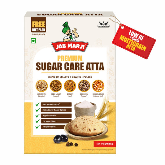 Jab Marji Sugar Care Atta For Diabetes | Easy To Digest | Sugar Control Multigrain Atta For Entire Family