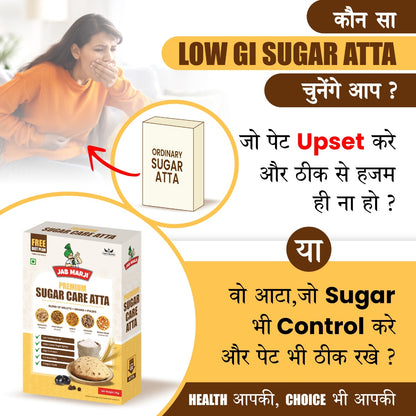 Sugar Care Atta– 1 Kg Trial Pack- Only for First 500 Customers | Tricity Only